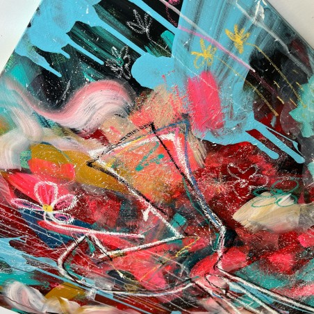 Spring Bliss Painting  by Nancy Hanna